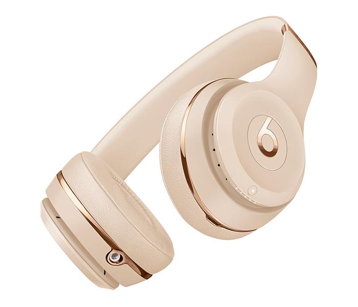 Apple MUH42ZM/A Beats Solo3 Wireless On-Ear Headphones with Microphone - Satin Gold - Zoom Image 2