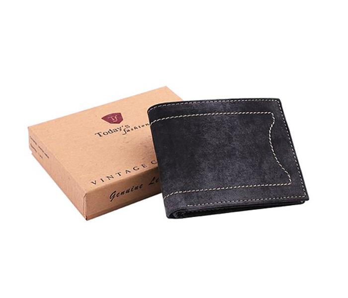 ORLANDO Black Leather Wallet for Men - ORLANDO 215 BLK - Zoom Image 1