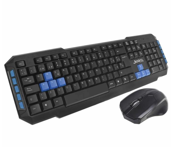 Jedel 2.4Ghz Wireless Keyboard and Optical Mouse WS880 - Zoom Image 2