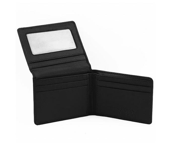 ORLANDO Black Leather Wallet for Men - ORLANDO 221 BLK - Zoom Image 1