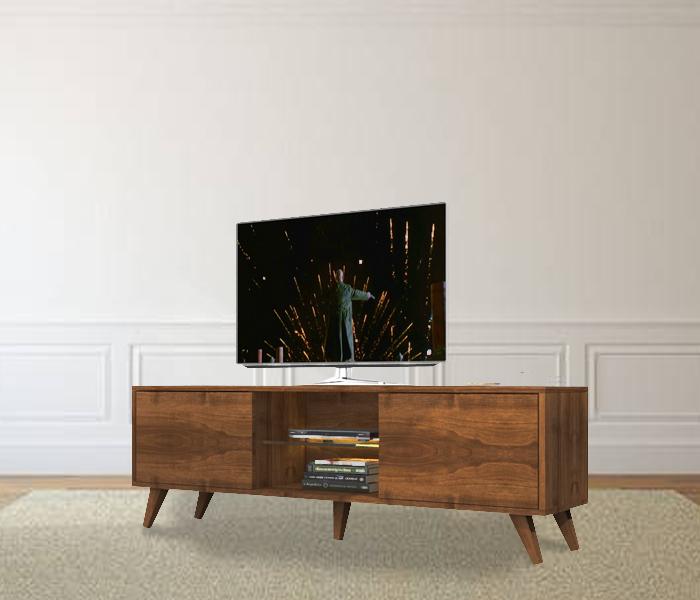 DecoModul Venia TV Unit with LED Lighting - Zoom Image