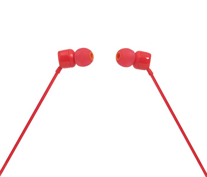 JBL Tune 110 In-Ear Headphones with Microphone - Red - Zoom Image 1