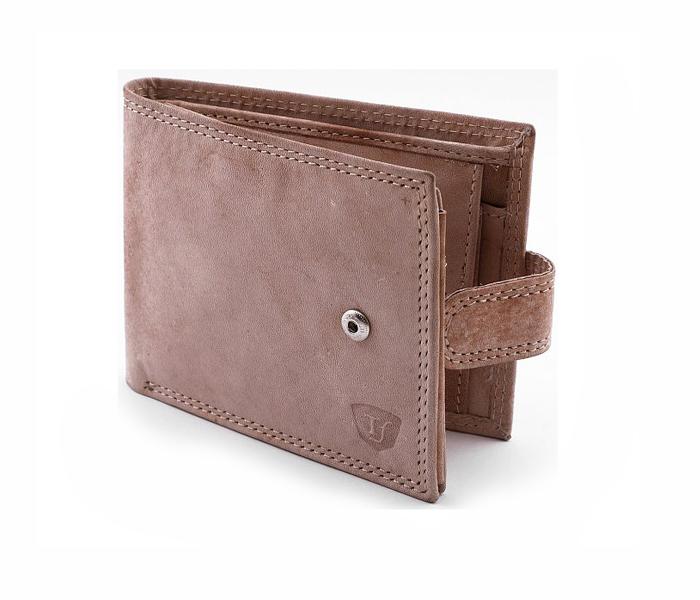 Today&#039;s Fashion Beige Leather Wallet For Men - TF 218 BG - Zoom Image 2