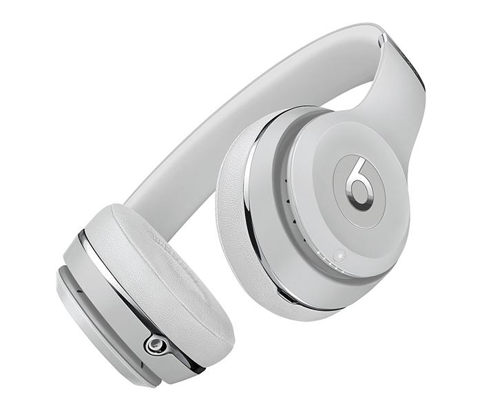 Apple MUH52ZM/A Beats Solo3 Wireless On-Ear Headphones with Microphone - Satin Silver - Zoom Image 4