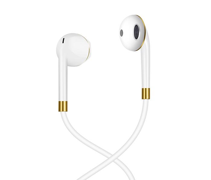 Hoco M1 Series Wired Earphones 3.5mm - White - Zoom Image 2