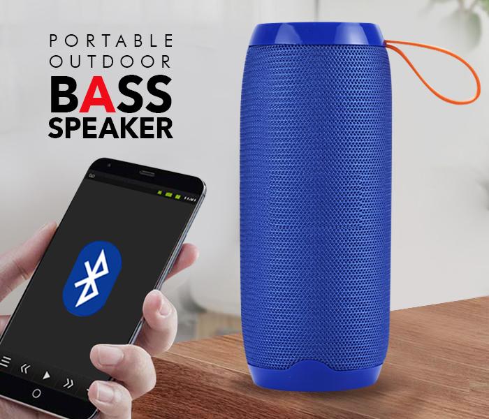 IRONGEER MRS375T Bluetooth Bass Speaker Portable Outdoor Sport Loud - Blue - Zoom Image 5