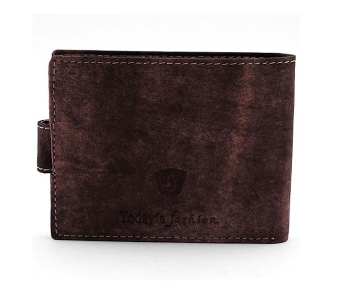 Today&#039;s Fashion Brown Leather Wallet for Men - TF 211 BRN - Zoom Image 5