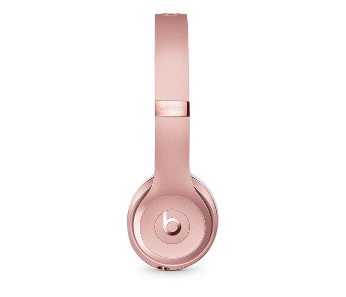 Apple MNET2ZM/A Beats Solo3 Wireless On-Ear Headphones with Microphone - Rose Gold - Zoom Image 1