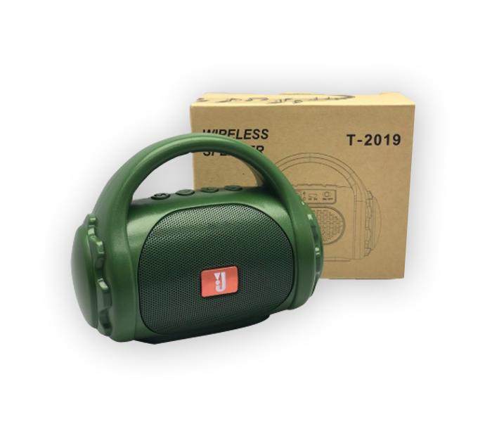 Portable Wireless Bluetooth Speakers T-2019 - Green - Zoom Image