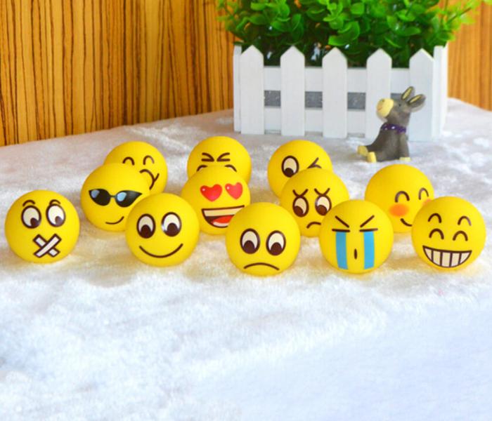 1 Piece Smiley Massage Ball - Yellow - Zoom Image 2