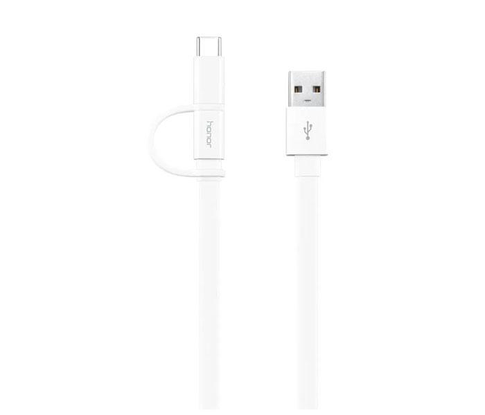 Huawei MUSB cable with TypeC Adaptor HUW-CBL-MUSB+TYPEC-WHI - White - Zoom Image 2