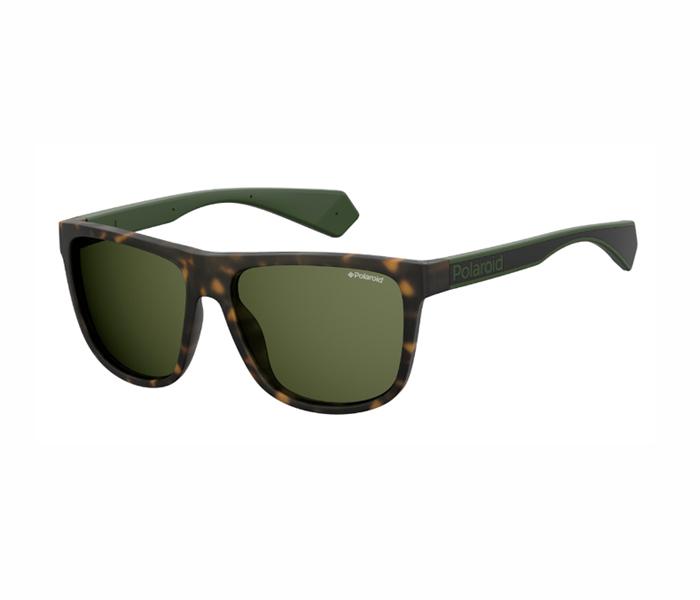 Polaroid Square Sunglasses PLD 6062/S PHW 57UC For Men Havana Green - Zoom Image 2