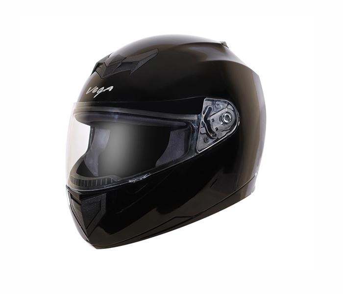 Vega Helmet EDXBK Edge DX Helmet Motorbike Helmet Medium - Black - Zoom Image 2