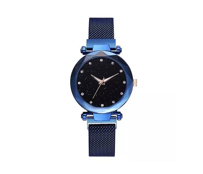 Zenalex MH2464 Luxury Magnetic Starry Sky Female, Quartz Wristwatch Fashion For Ladies - Blue - Zoom Image 1