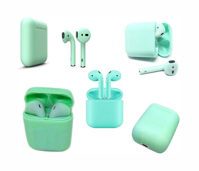 TWS Earphone Wireless Bluetooth Airpod - GREEN - Zoom Image 3