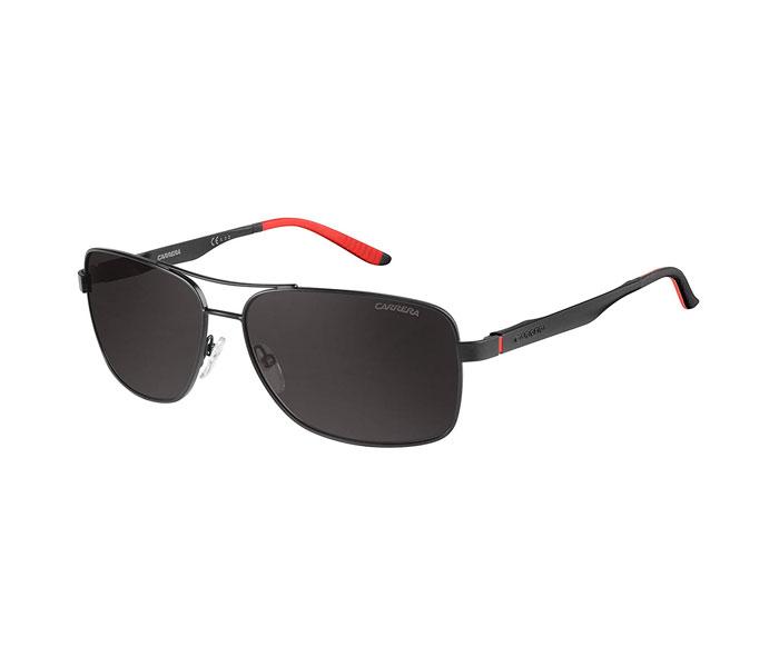 Carrera Rectangle Sunglasses CARRERA 8014/S 003 61M9 For Men Matte Black With Grey Polar Lens - Zoom Image 1