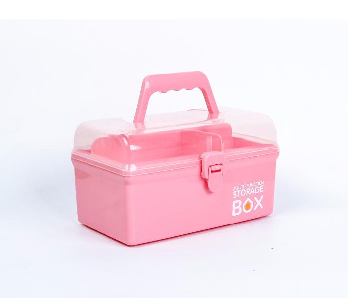 Multi-Function Plastic Storage Box Pink - Zoom Image 3