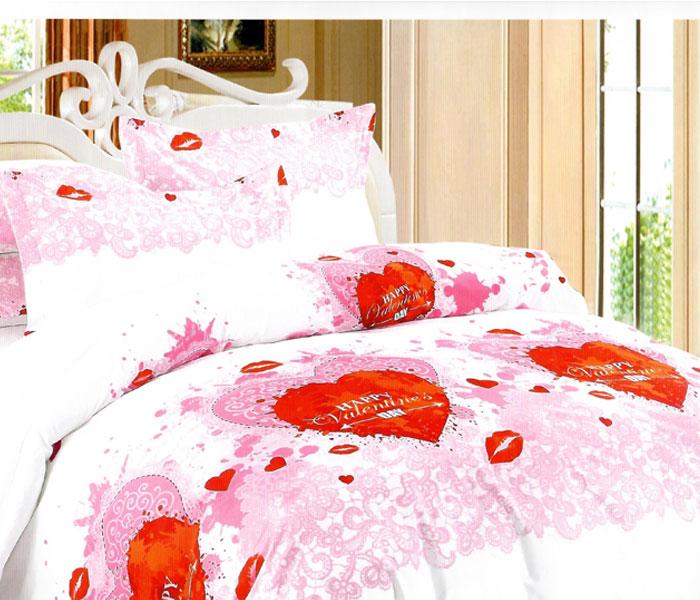 BHommes AMH-111 Luxury Double Size BedSheet Quilt Cover & Pillow Cover 6 Pieces - Zoom Image