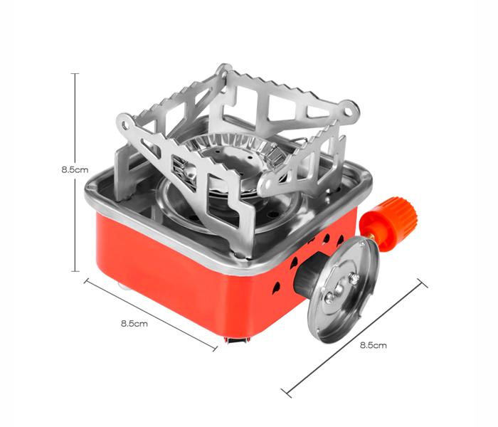 Portable Card Type Camping Outdoor Stove - Orange - Zoom Image 2