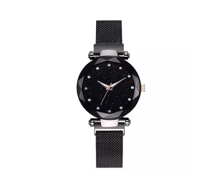 Zenalex MH2465 Luxury Magnetic Starry Sky Female, Quartz Wristwatch Fashion For Ladies - Black - Zoom Image 1