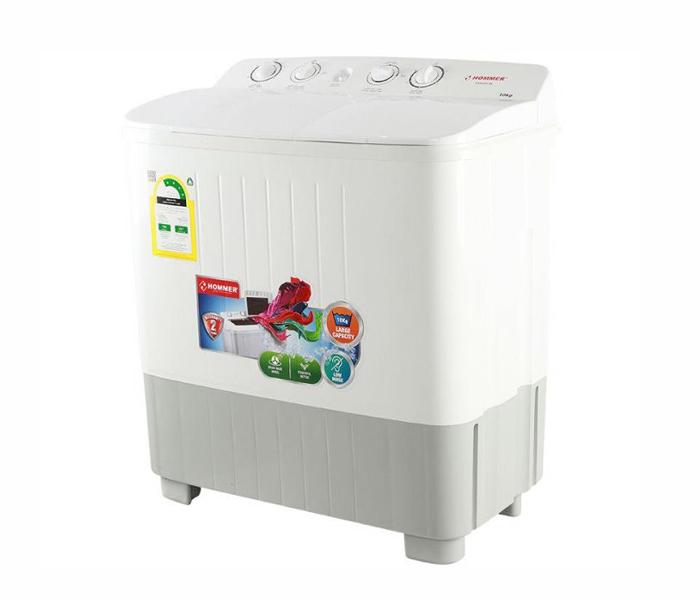 Hommer WASHING MACHINE HSA404-06 10 kg - White - Zoom Image