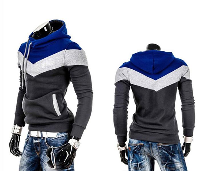 Triple V Style Hood T-Shirt For Men Charcoal - L - Zoom Image 2