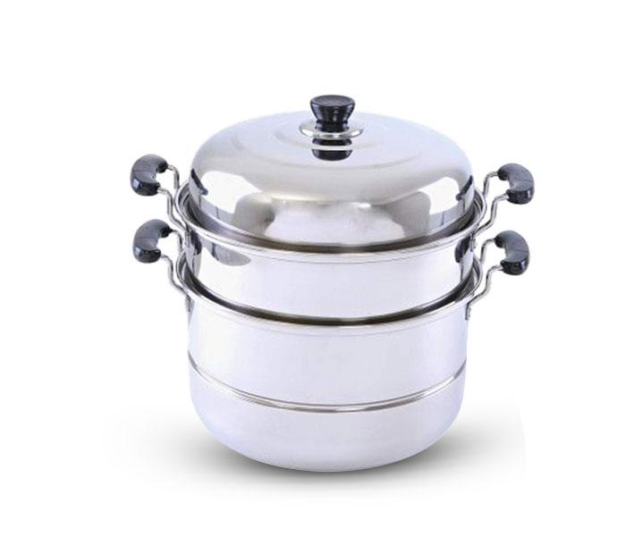 Double Layer Stainless Steel Steam Pot - Zoom Image 1