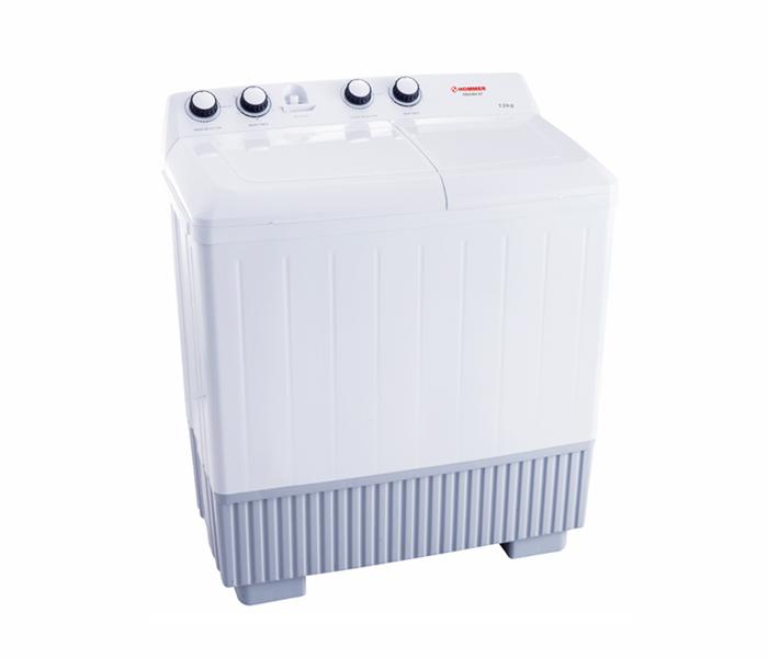 Hommer WASHING MACHINE HSA404-07 12 kg - White - Zoom Image