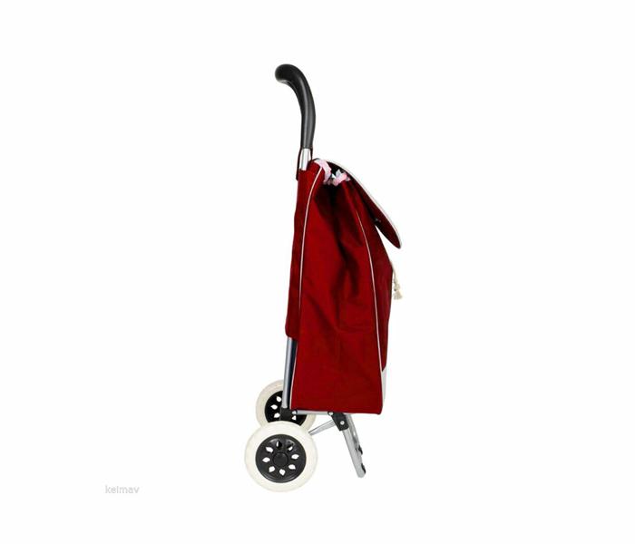 Portable Shopping Trolley Bag - Red - Zoom Image 3