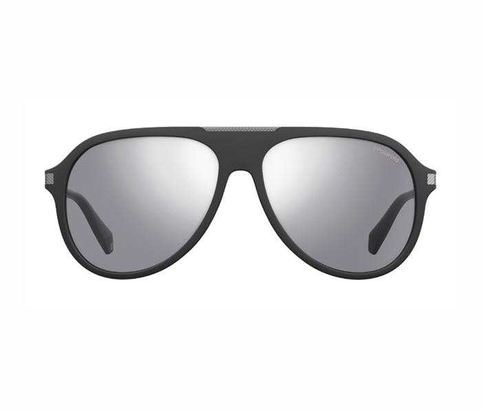 Polaroid Pilot Sunglasses PLD 2071/G/S/X 003 60EX For Men Matte Black With Grey Silver Flash Polarized Lens - Zoom Image 1