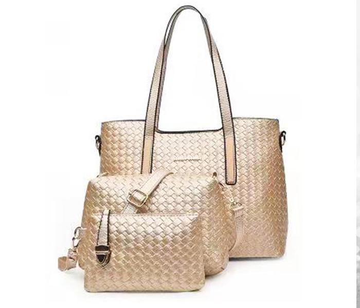 Ladies Luxury Bag 3 pcs Set JA073 - Gold - Zoom Image 3