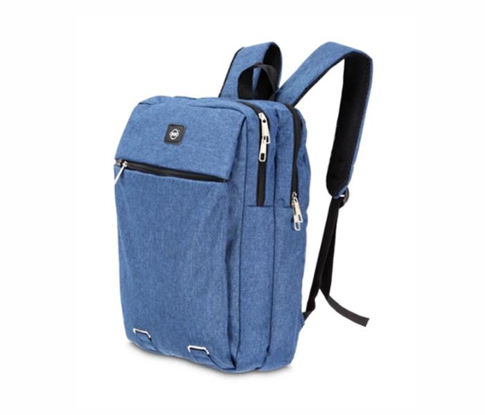 Okko Casual Backpack with USB port, GH-202, 16 Inch For Unisex - Blue - Zoom Image 2