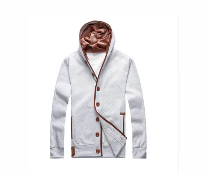 Mens Wooden Coat Hazel Grey - L - Zoom Image 1