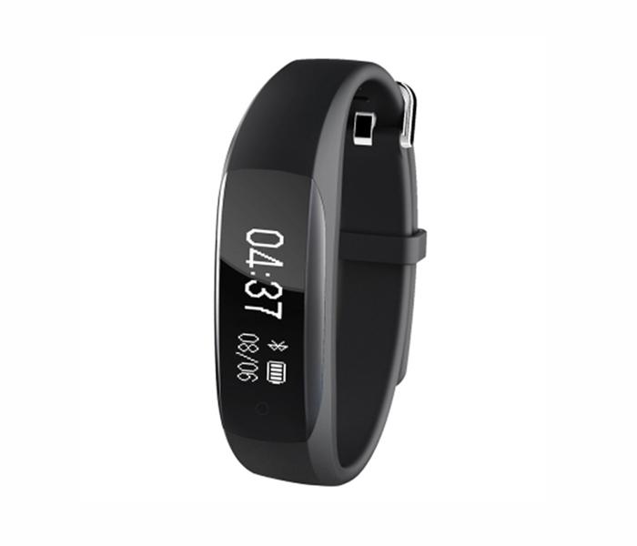 Lenovo HW01 Bluetooth4.2 Smart Wristband Fitness Bracelet  For Android IOS - BLACK - Zoom Image 1