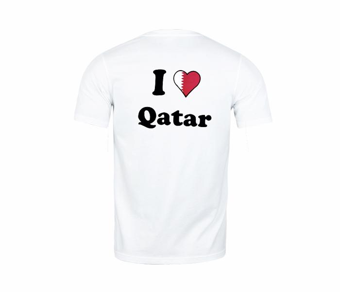 Qatar National Day T-Shirt For Unisex XL - White - Zoom Image 2