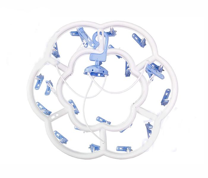 River Plast Plastic Round Cloth Drying Stand Hanger - Blue - Zoom Image 3