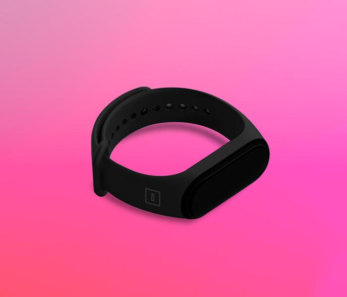 iBrace 08 Smart Band With Activity Tracker - Black - Zoom Image 2