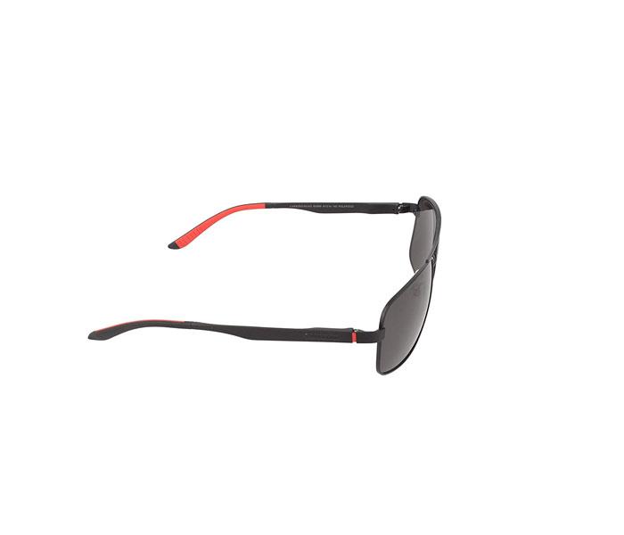 Carrera Rectangle Sunglasses CARRERA 8014/S 003 61M9 For Men Matte Black With Grey Polar Lens - Zoom Image 3