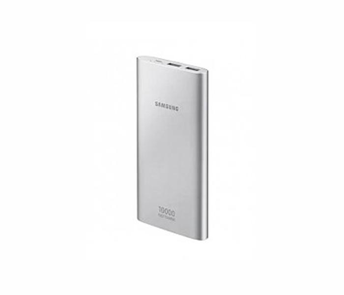 Samsung 10,000 mAh Fast Charge 15W Dual USB Port Power Bank - Silver - Zoom Image 2