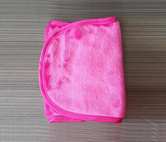 Makeup Remover Towel Natural Micro Fabric Reused Cleaning Face Towel - Pink - Zoom Image 1