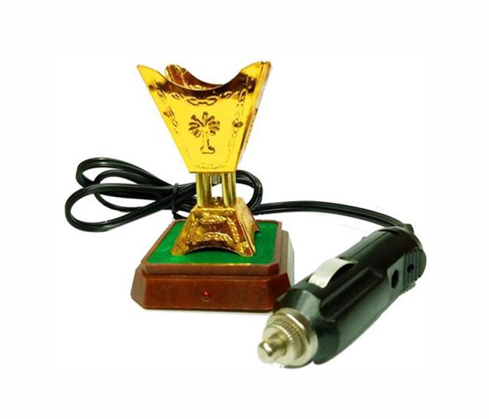 Car Electric Incense Burner - Gold - Zoom Image