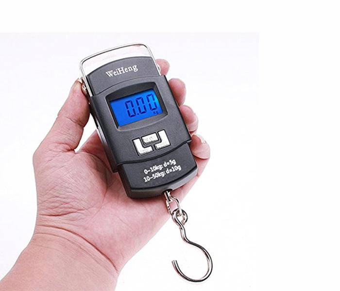 50KG Portable Electronic Digital Scale Hanging Luggage - Black - Zoom Image 3