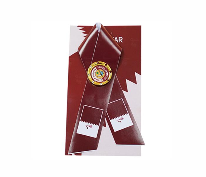 Qatar National Day Pin Badge - Design B - Zoom Image