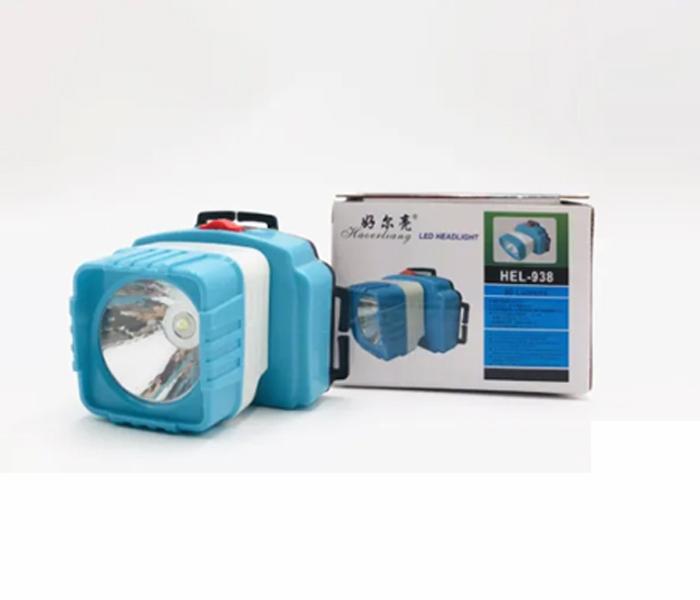 3xAA Super Bright Outdoor Camping LED Headlamp LED Headlight - Blue - Zoom Image 2