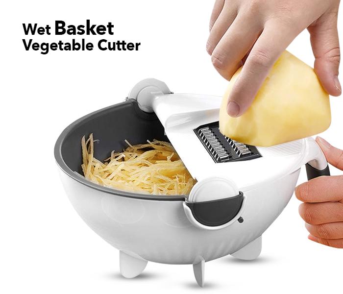 WET BASKET JA168 VEGETABLE CUTTER - White - Zoom Image 5