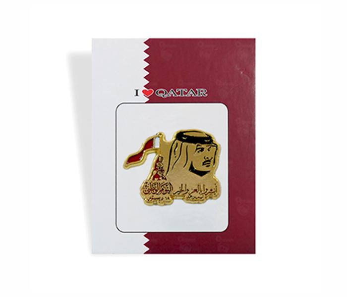 Qatar National Day Magnetic Badge - Design E - Zoom Image