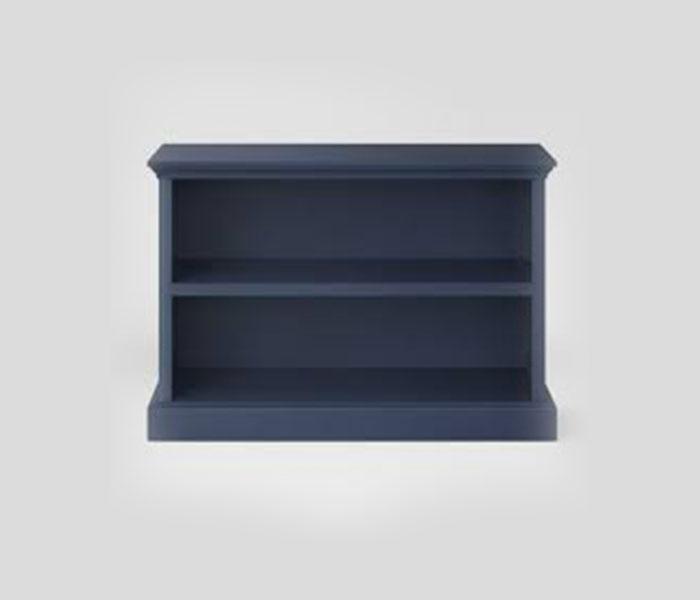 Horizontal Wood Bookcase - Blue  - Zoom Image