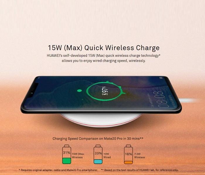 Huawei Wireless Charger 15W Fast Charge Version -WHITE - Zoom Image 3