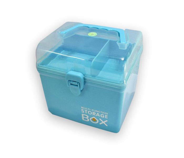 Multi-Function Plastic Storage Box Blue - Zoom Image 2