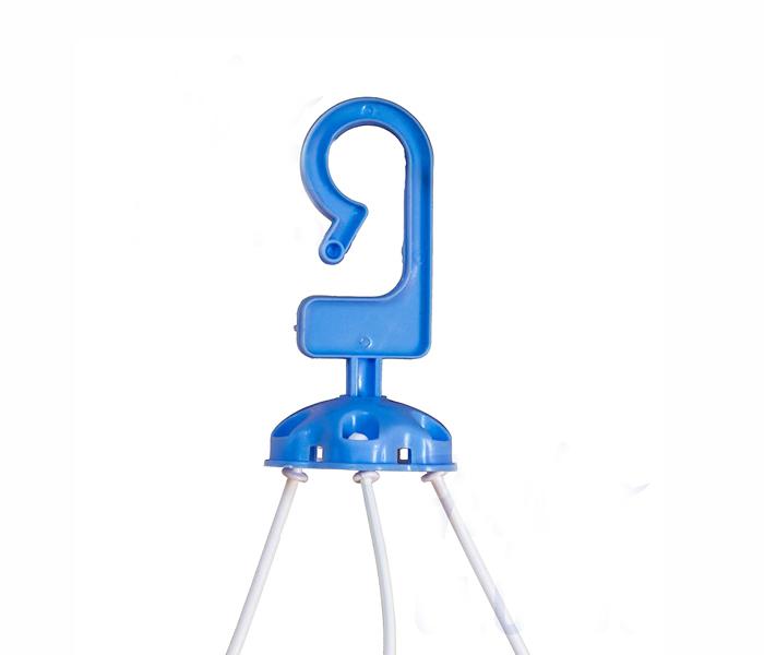 River Plast Plastic Round Cloth Drying Stand Hanger - Blue - Zoom Image 2